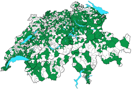 Gemeinden mit Shared Mobility-Fahrzeugen